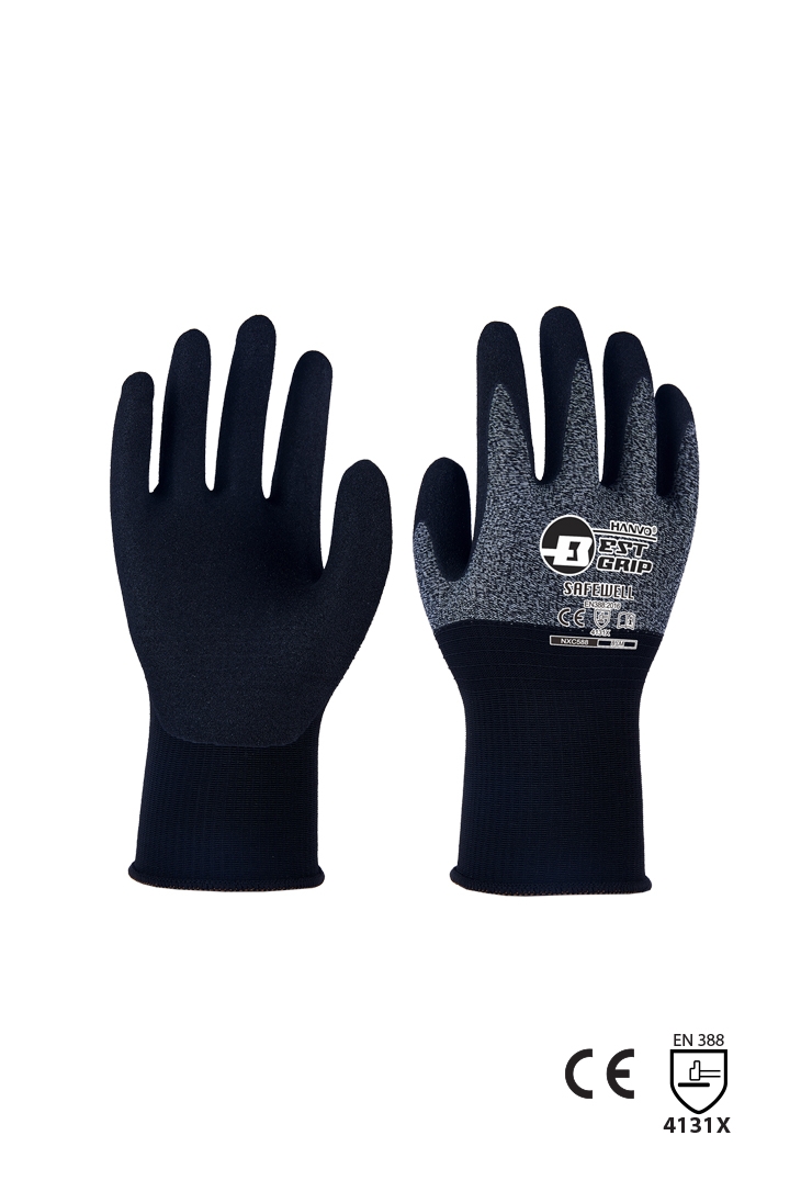 Hanvo Kumlu Köpük Nitril Montaj Eldiveni Image