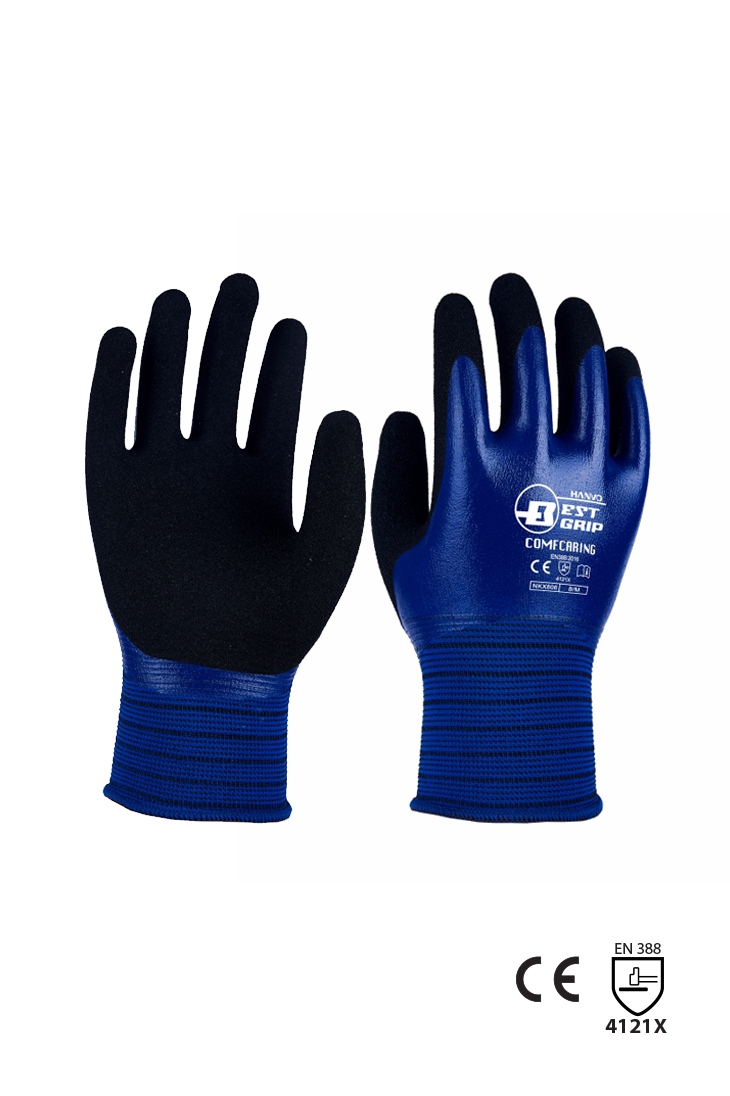 Hanvo Nitril Tam Kaplı Montaj Eldiveni Image